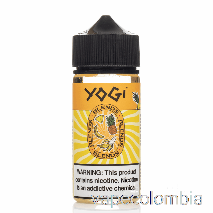 Vape Kit Completo Plátano Piña Hielo - Yogi Blends - 100ml 0mg